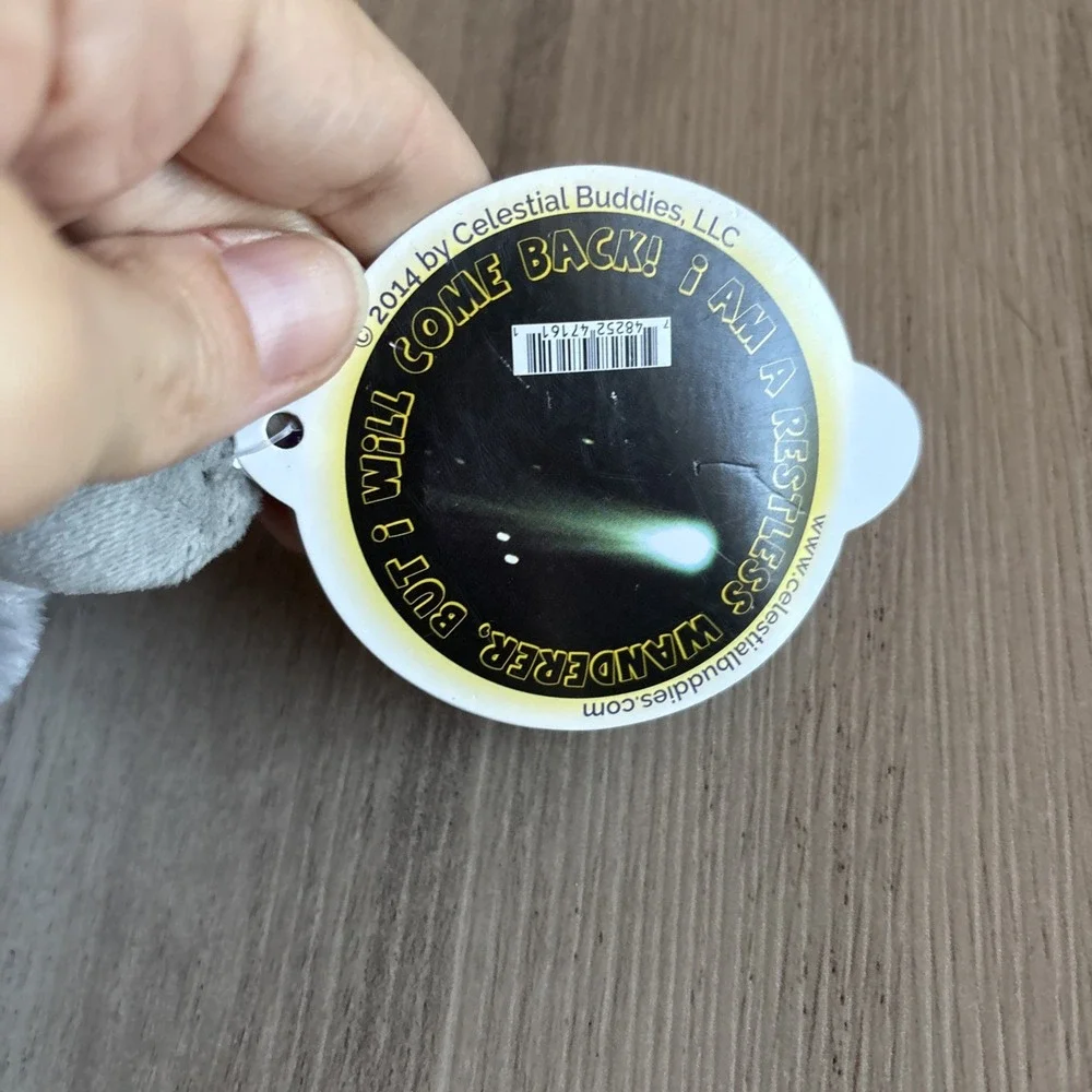 Celestial Buddies COMET Plush Stuffed Toys Astronomy Silver Space 8” New